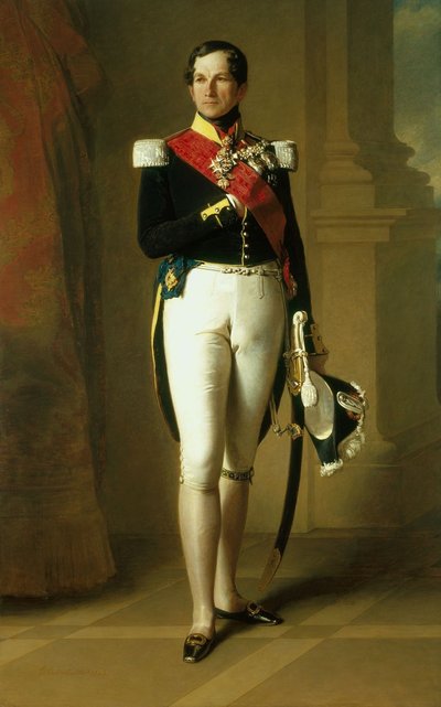 Portrait de Léopold Ier de Belgique - Franz Xaver Winterhalter